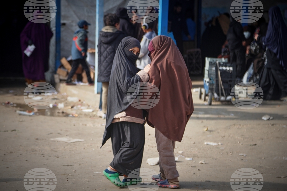 APTOPIX Syria IS Camp