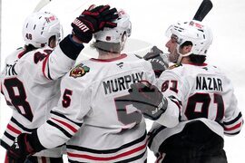 Blackhawks Penguins Hockey