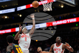 Rockets Hawks Basketball