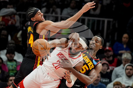Rockets Hawks Basketball