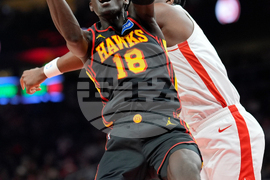 Rockets Hawks Basketball