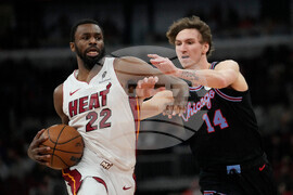 Heat Bulls Basketball