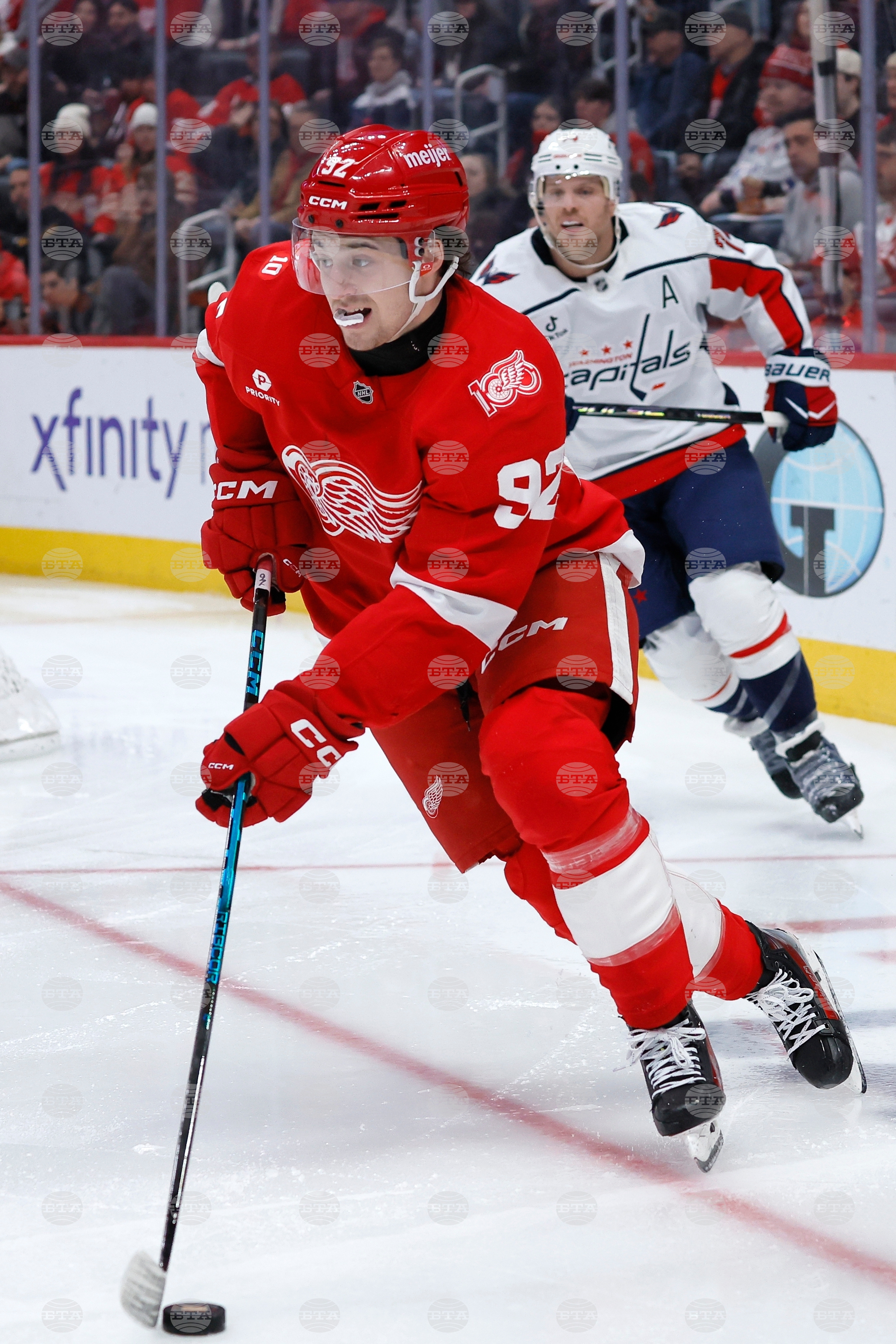 Capitals Red Wings Hockey