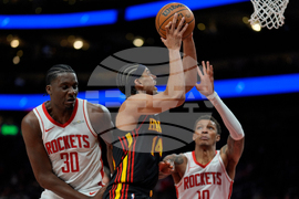 Rockets Hawks Basketball