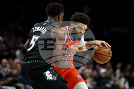 Thunder Timberwolves Basketball