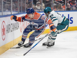 Sharks Oilers Hockey