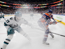 Sharks Oilers Hockey