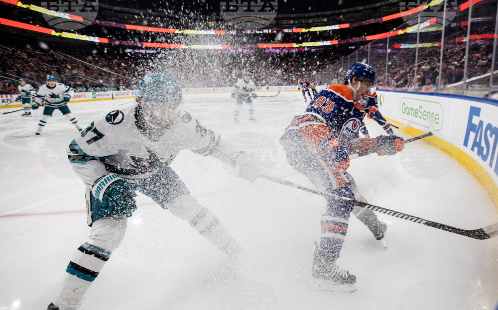 Sharks Oilers Hockey