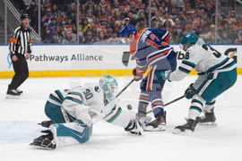 Sharks Oilers Hockey
