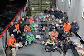 НИК 421 - пролива Дрейк - прекосяване - грамоти