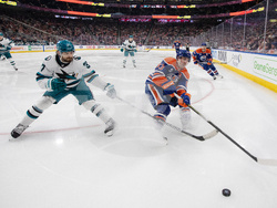 Sharks Oilers Hockey