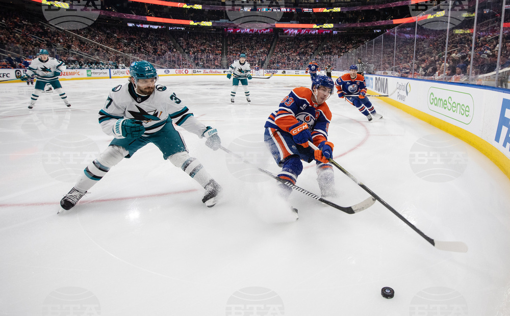 Sharks Oilers Hockey