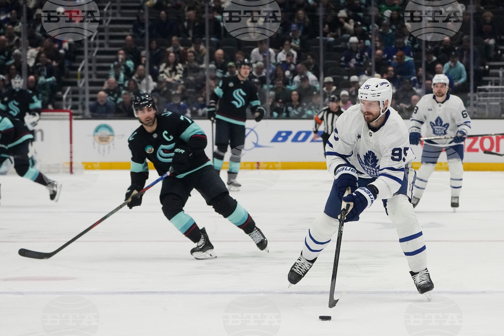 CORRECTION Maple Leafs Kraken Hockey