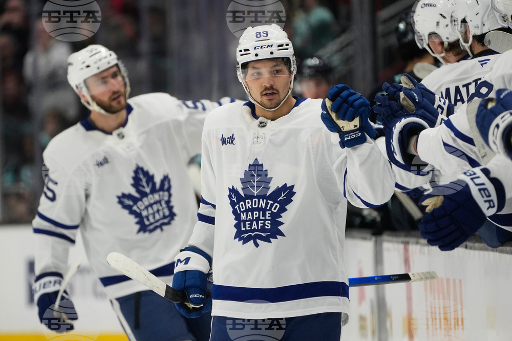 CORRECTION Maple Leafs Kraken Hockey