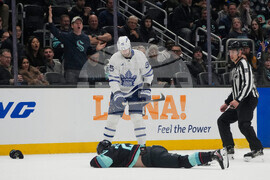 CORRECTION Maple Leafs Kraken Hockey