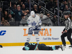 CORRECTION Maple Leafs Kraken Hockey