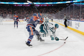 Sharks Oilers Hockey