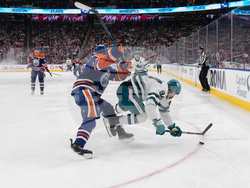 Sharks Oilers Hockey