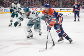 Sharks Oilers Hockey