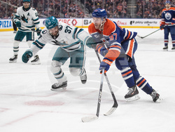 Sharks Oilers Hockey
