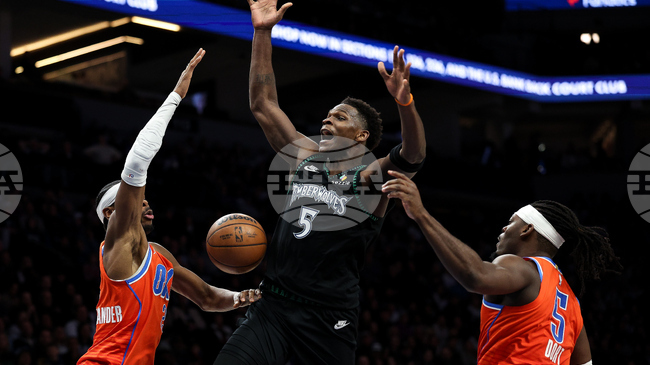 Минесота надделя над Оклахома Сити като домакин в среща от Националната баскетболна асоциация