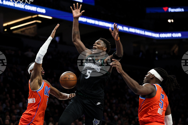 Минесота надделя над Оклахома Сити като домакин в среща от Националната баскетболна асоциация