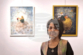 Троян - Весела Георгиева - изложба "Живопис от вълна"