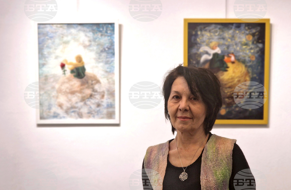 Троян - Весела Георгиева - изложба "Живопис от вълна"