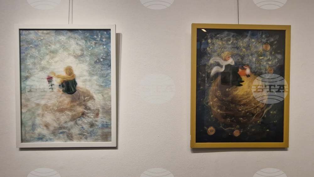 Троян - Весела Георгиева - изложба "Живопис от вълна"