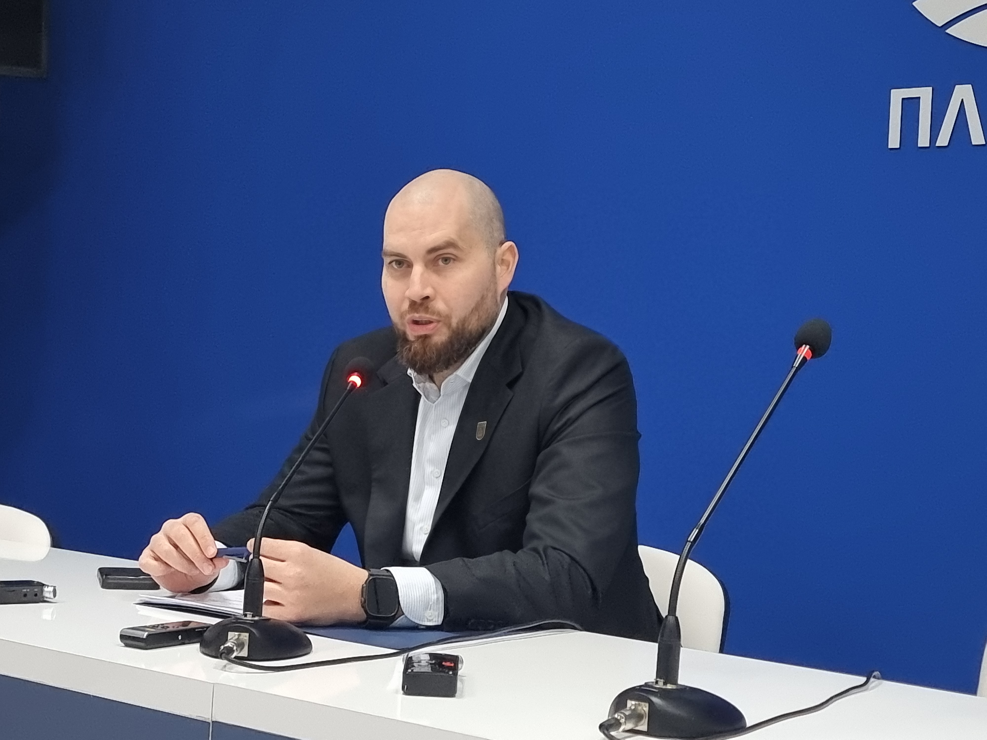 Пресконференция на председателя на Общинския съвет в Плевен доц. д-р Иван Малкодански