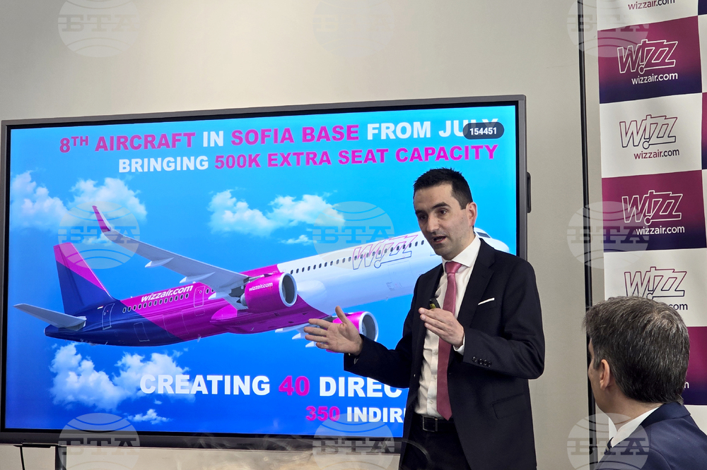Wizz Air to Base Eighth Aircraft in Sofia, Expanding Destination Network