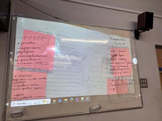 Третокласниците от училище „Д-р Петър Берон“ в Рединг, Англия, имаха урок на тема „Художествено описание/повествование/съчинение“