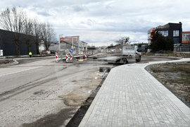 Казанлък - кръгово кръстовище - изграждане