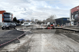 Казанлък - кръгово кръстовище - изграждане