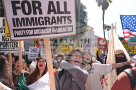 Immigration Enforcement California Protests
