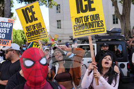 Immigration Enforcement California Protests