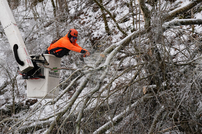 APTOPIX Winter Weather Tennessee