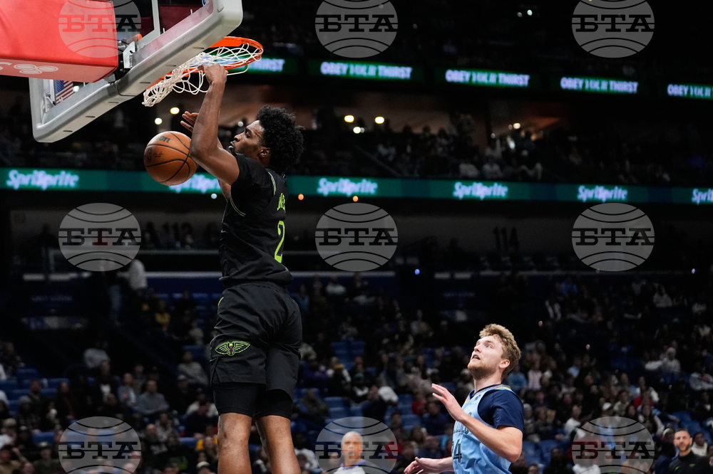 Grizzlies Pelicans Basketball