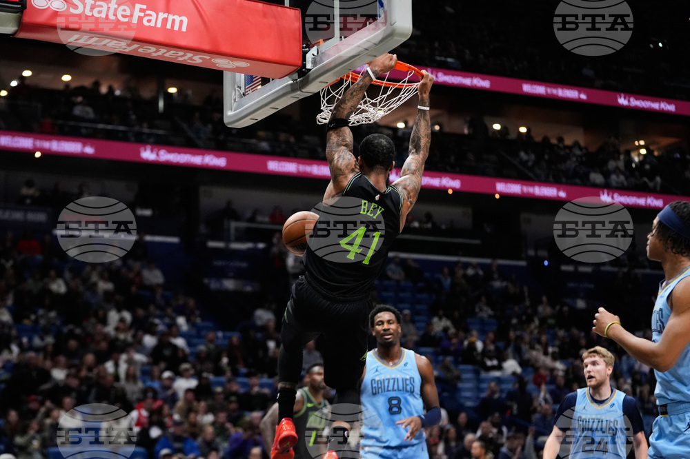 Grizzlies Pelicans Basketball