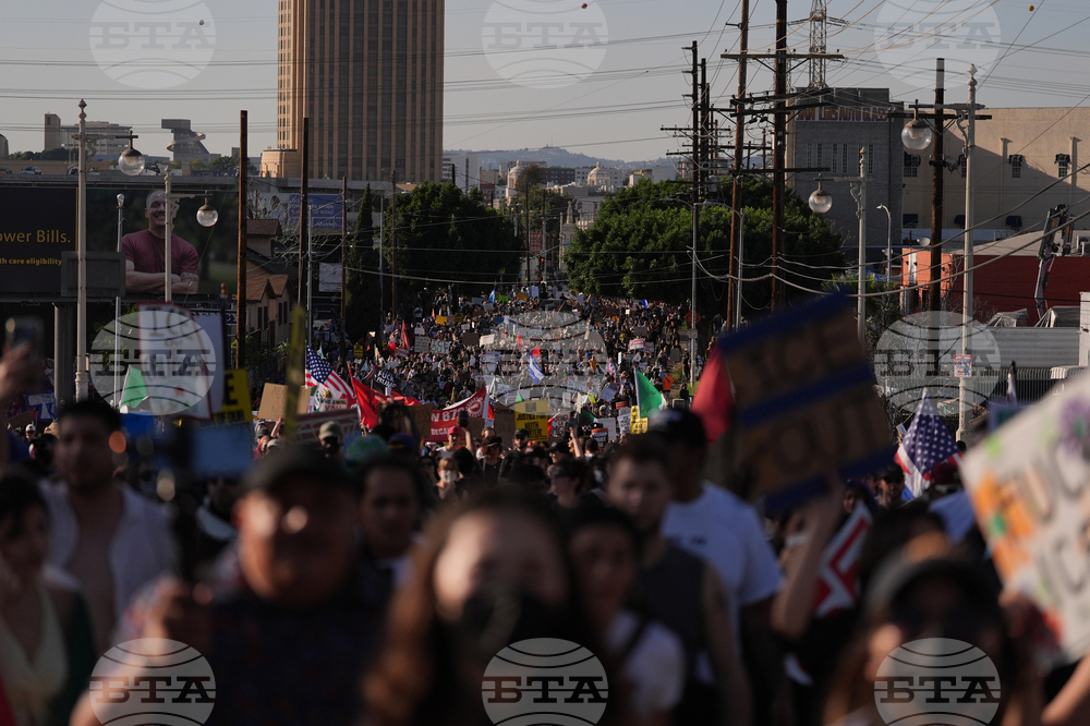 APTOPIX Immigration Enforcement California Protests