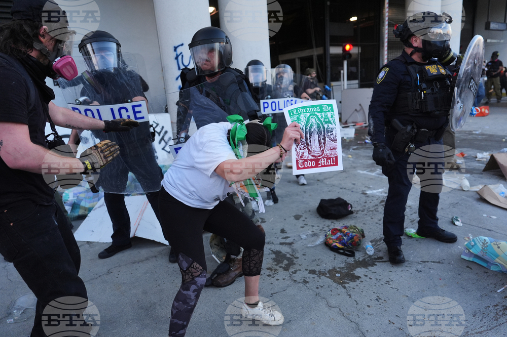 Immigration Enforcement California Protests
