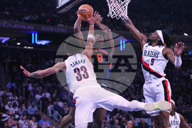 Trail Blazers Knicks Basketball