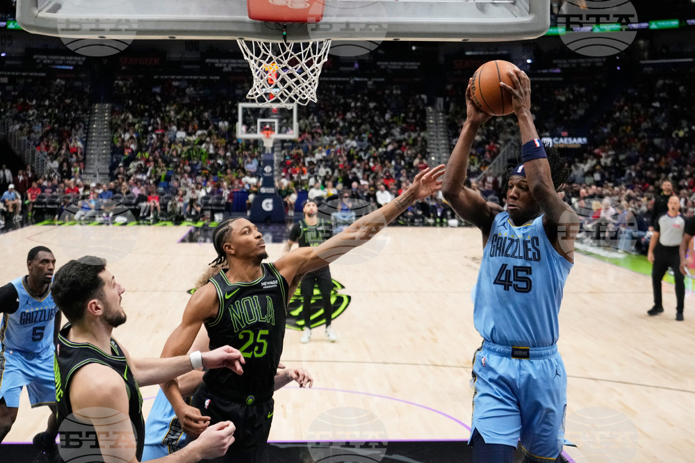 Grizzlies Pelicans Basketball