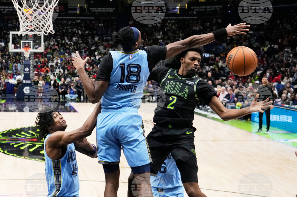 Grizzlies Pelicans Basketball