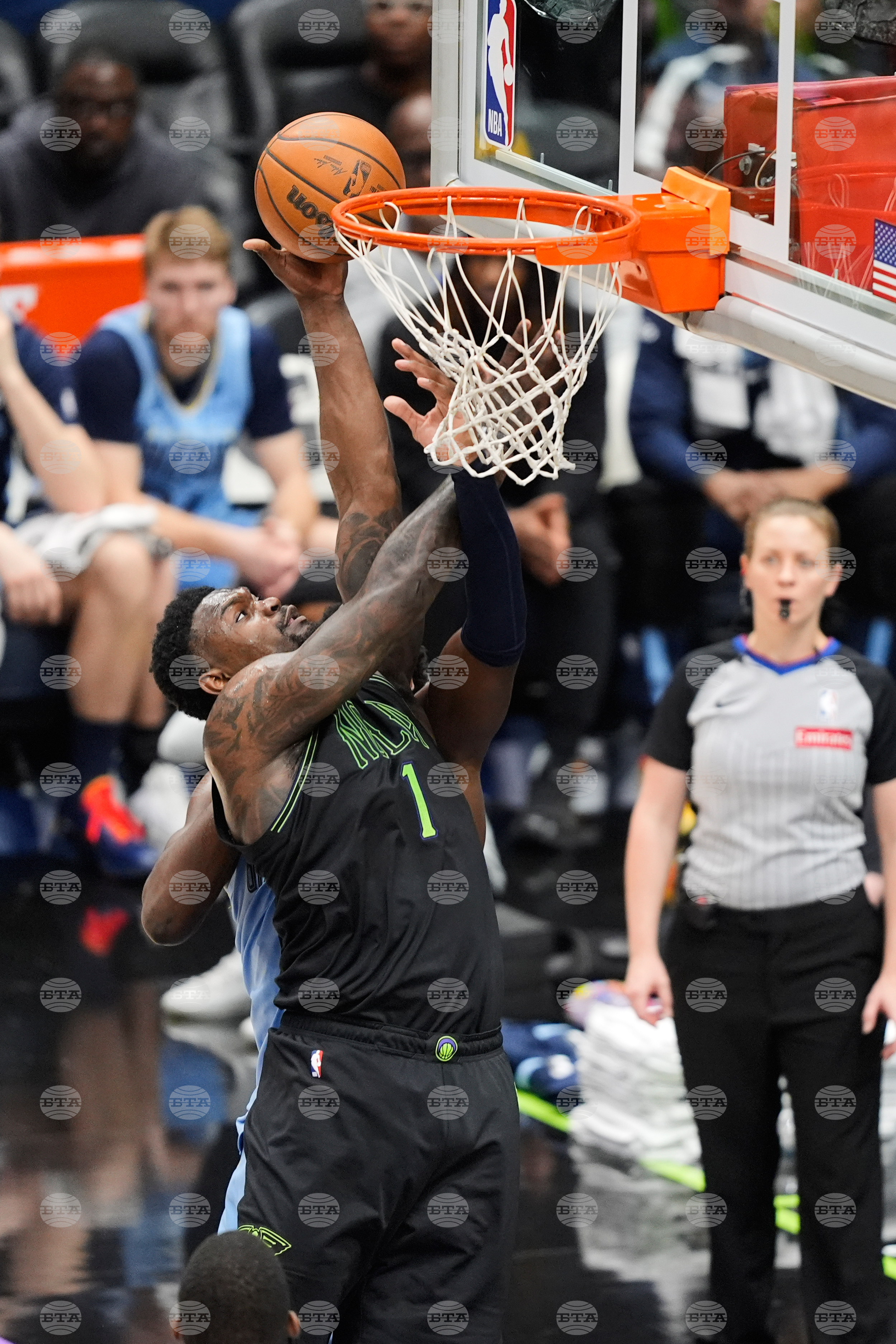 Grizzlies Pelicans Basketball