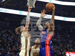 Pistons Warriors Basketball