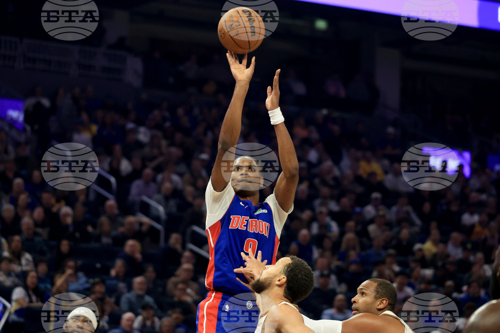 Pistons Warriors Basketball