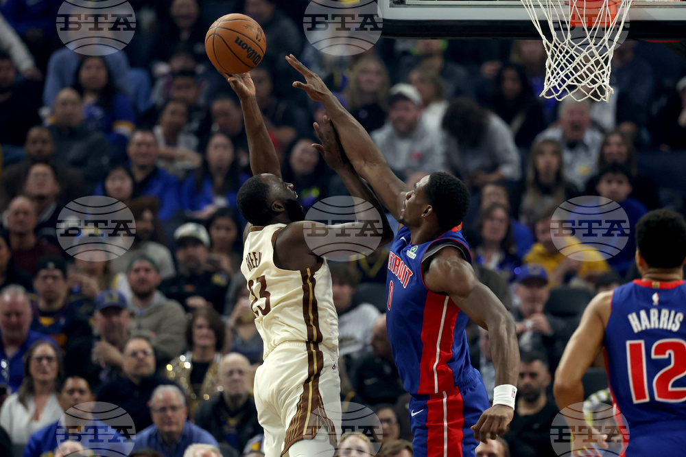 Pistons Warriors Basketball