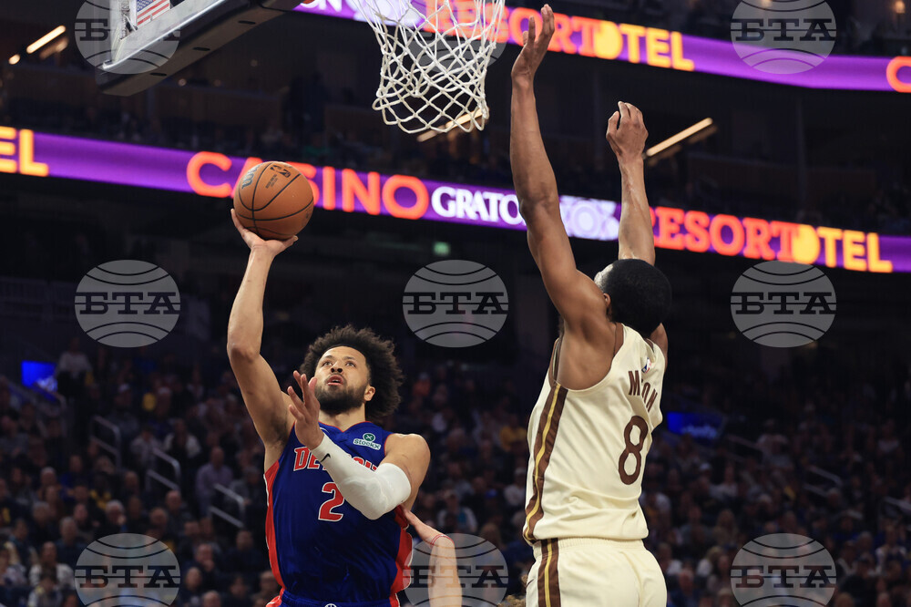 Pistons Warriors Basketball