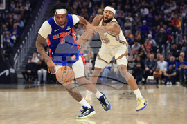Pistons Warriors Basketball
